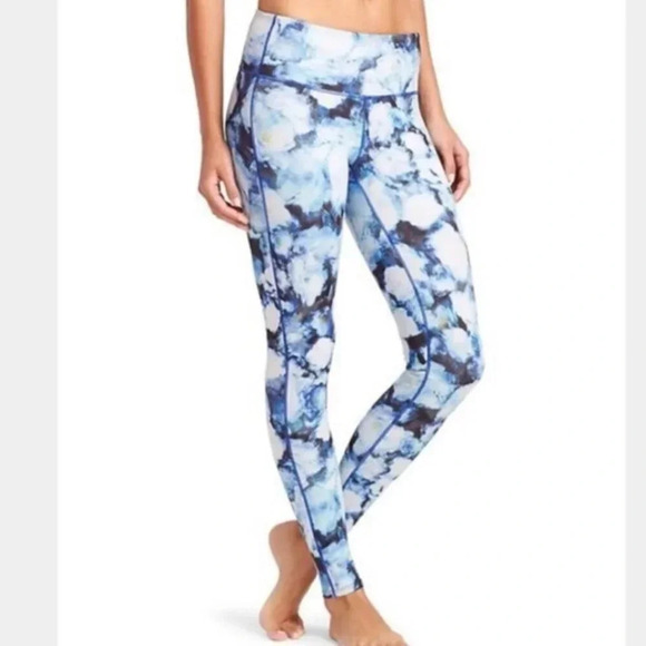 Athleta Floral Brush Chatuganra Tight Leggings - Picture 1 of 16